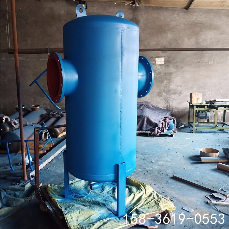 旋风式汽水分离器 DN150 PN16空压机汽水分离器 抽风机气水分离器